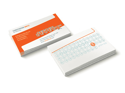 Secret Level Business Card branding business card design identity