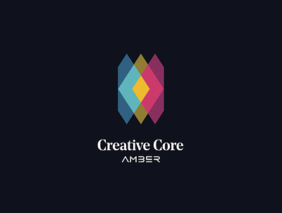 Amber Creative Core Logo branding logo