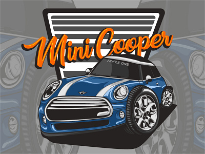 Mini Cooper animation aplikasi car caricature cartoon design gaming gaming logo gaminglogo illustration illustrator logo logo design logodesign vector