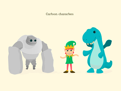 Cartoon Characters / Digital Illustration cartoon cartoon character character design digital illustration illustration