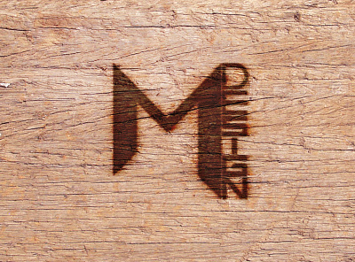 M design design logo typography