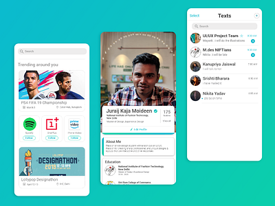 WiZSta: Student Networking App Concept