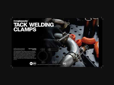 icengineworks™ Tack Welding Clamps - packaging design art direction branding branding design design graphic design logo packaging design photography product photography typography