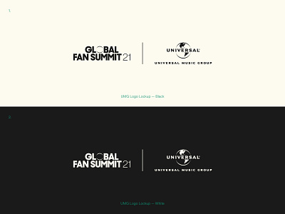 Universal Music Group - Global Fan Summit 21 | Logo Design