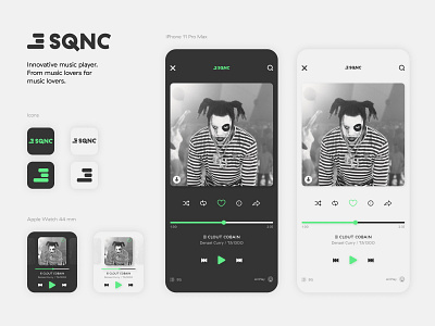 Daily UI 009 / SQNC: Music Player