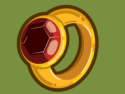 Magic Ring - RPG series design graphic icon illustration magic ring rpg vector