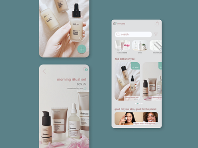 Sustainable Skincare | Daily UI 012