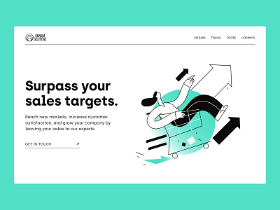 Omnium Solutions — Rebranding and Website for a B2B Sales Leader branding design