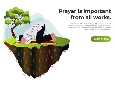 Prayer illustration Religion