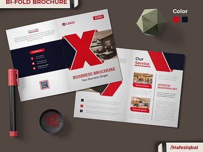 Real estate bi fold brochure design