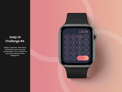 Daily UI Challenge 4: Apple Watch Calculator