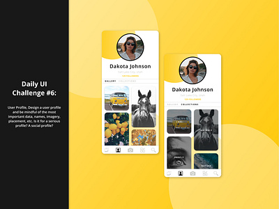 Daily UI Challenge 6: User Profile