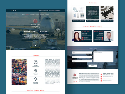 Landing page