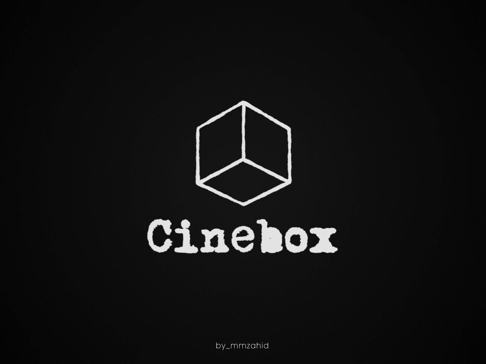 Cinebox | 3d Logo Animation 2danimation 3d 3d animation animated gif animated logo animation branding cinema design graphic design illustration logo logo animation minimal motion graphics ui
