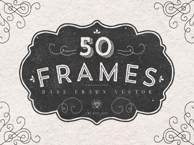 Hand drawn Frames badges chalkboard chalkboard frame design frame frames hand drawn invitation label vector vintage wedding