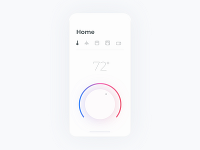 Smart Home App app creative dark dark mode dark theme design flat light product design theme ui ux