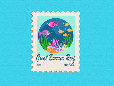 2 - Great Barrier Reef, Australia - Post Stamp