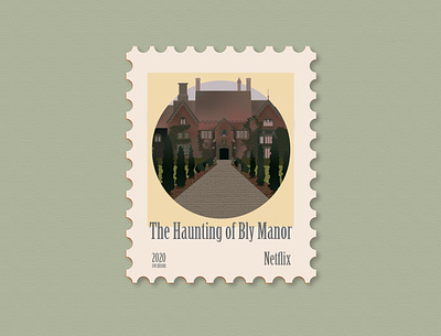 Haunting of Bly Manor art design icon illustration illustration art illustrations illustrator netflix stamp stamp design