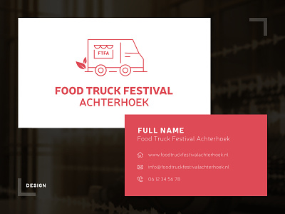 FoodtruckFestivalAchterhoek - Logo & Business Card businesscard festival foodtruck logo netherlands