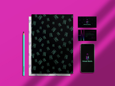 Presentation of corporate identity for nail service