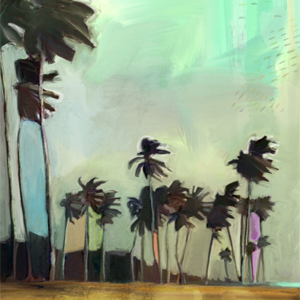 Gallery Palms illustration watercolor