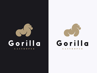 Gorilla | Gastropub brand logo logo design