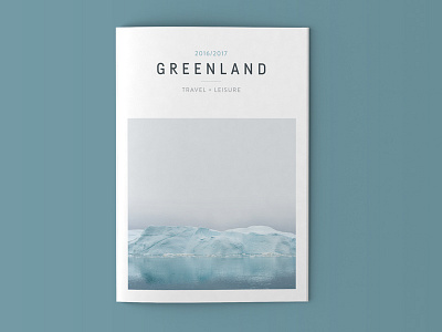 Greenland Travel Magazine – Cover cover editorial greenland mag magazine photo photography travel typography