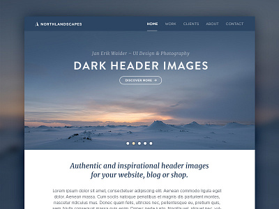 Dark Website Header Images