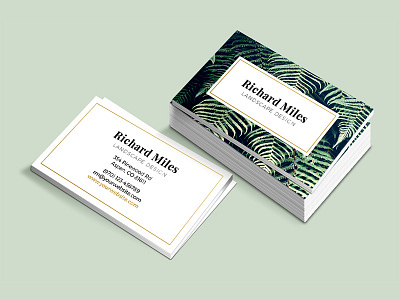 Business Card Template – FLORA business card card design elegant indesign modern photo photography template typography