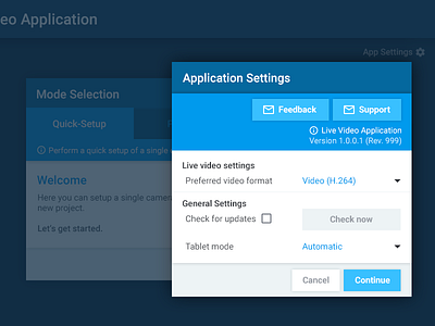 Application Settings – Inspired by Material Design