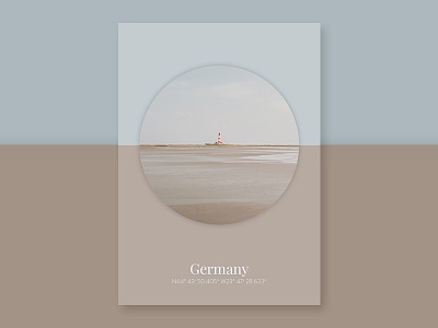 Poster Series: Landscape & Geometry (Germany) color color scheme colors design graphic design new zealand photography poster typography