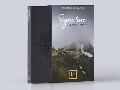 Packaging Mockup - Northlandscapes Signature Lightroom Presets design graphicdesign icon mockup packaging photography product typography