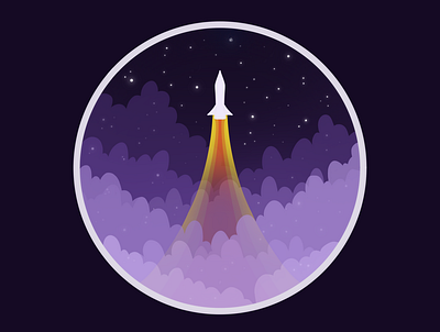 Rocket Launch illustraion procreate procreate art procreateapp