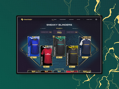 eSports Fantasy Game Website