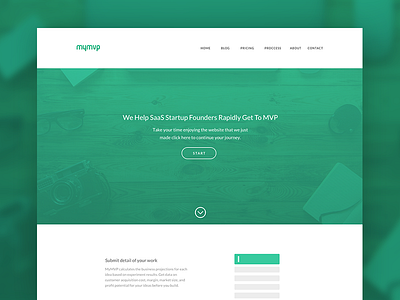 MyMVP color pallete content management system green responsive typography web design web development white