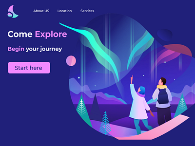 Star gazing service landing page