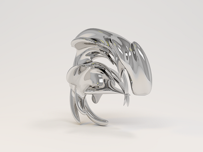 #5 whale 3d 3dsmax abstract design graphic design render rendering sculpting sculpture