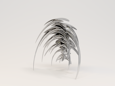 #3 chest 3d 3dsmax abstract chrome design graphic design render rendering sculpting sculpture