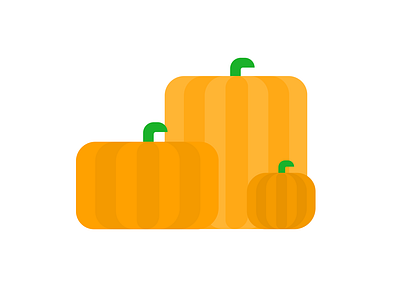 Pumpkin Patch design flat illustration vector
