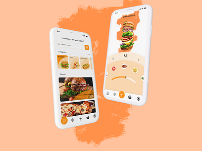 Delivery App. app design figma illustration topdesign trend ui ux vector