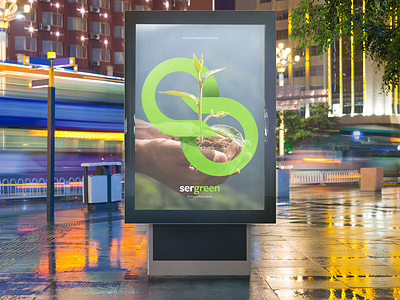 SERGREEN (1/4) brand brand design brand identity eco ecology leaf renewable renewable energy