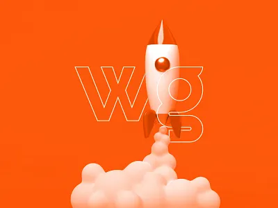 WG (1/4) advertising agency agency logo brand creative studio logo logotype rocket