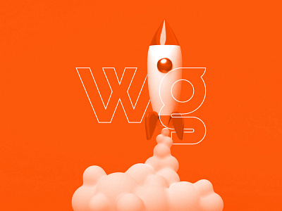 WG (1/4) advertising agency agency logo brand creative studio logo logotype rocket