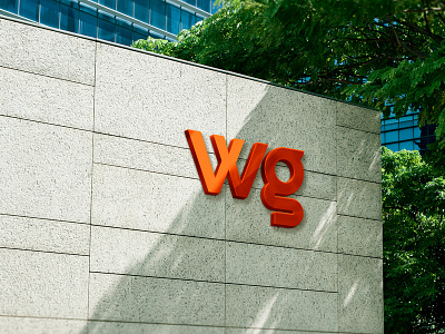 WG (2/4) advertising architecture brand brand design brand identity branding facade logo
