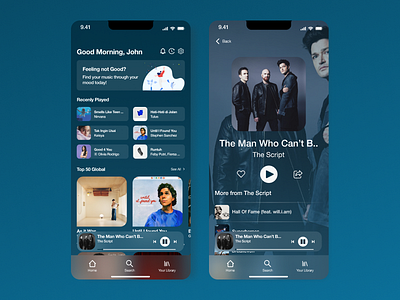 Music App Design app appdesign apps design graphic design musicapps ui uiux webdesign
