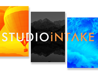 Welcome to Studio Intake.