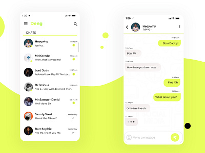 Daily UI Challenge #013 - Direct Messaging (Light Mode) app app design branding create design ui ui ux ux vector web