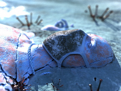 Winter 2150 3d adobe fuse adobe photoshop cinema 4d illustration virus winter