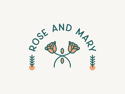 Rose & Mary branding design graphic design illustration logo typography