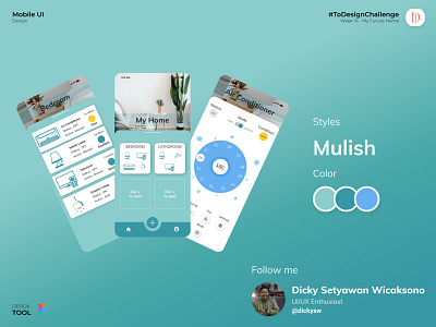 My Future Home dribbble mobile app mobileapps smarthome ui uidesigners user interface weeklyui